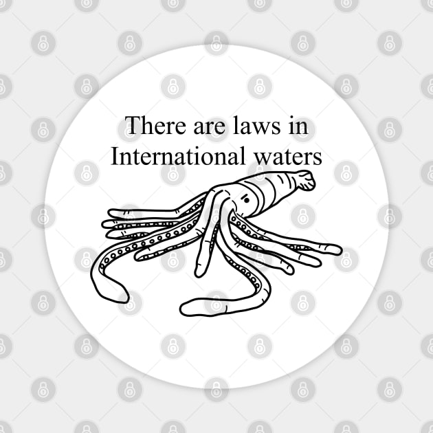 International Squid Law Magnet by FallenClock